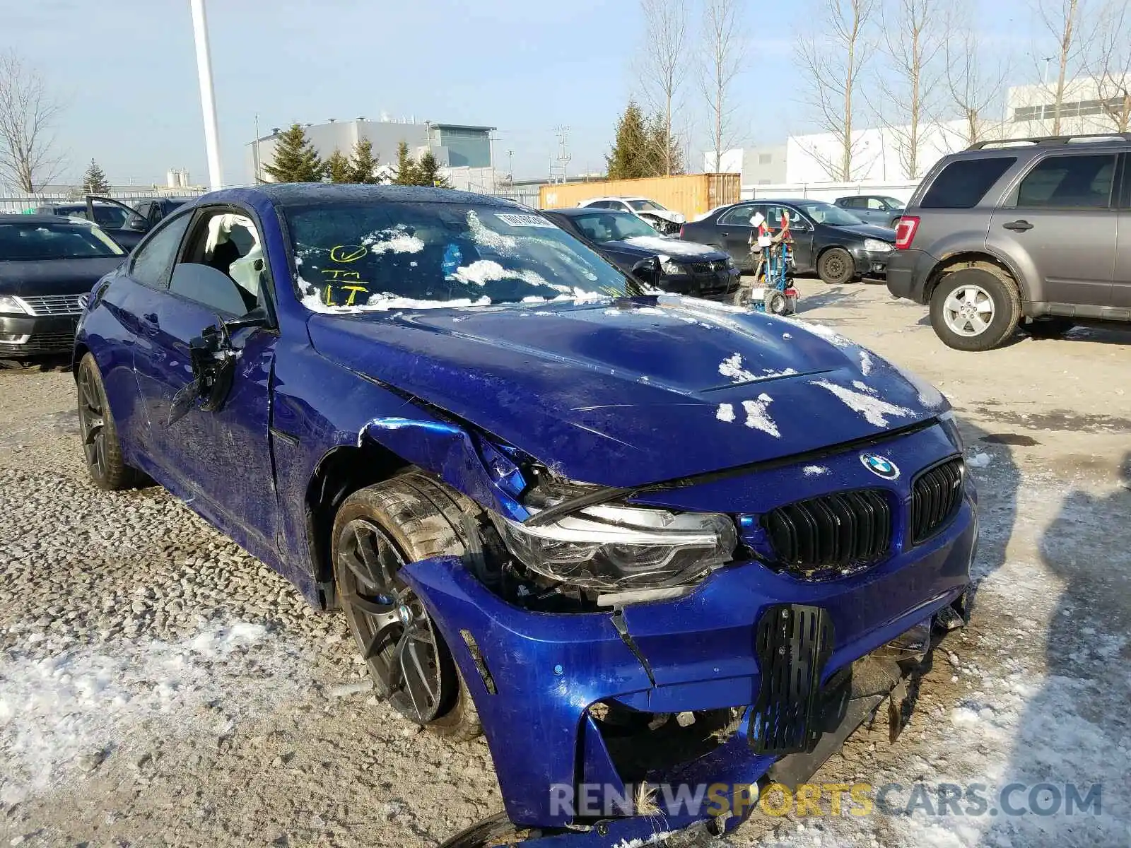 1 Photograph of a damaged car WBS3S7C54KAC09595 BMW M4 2019