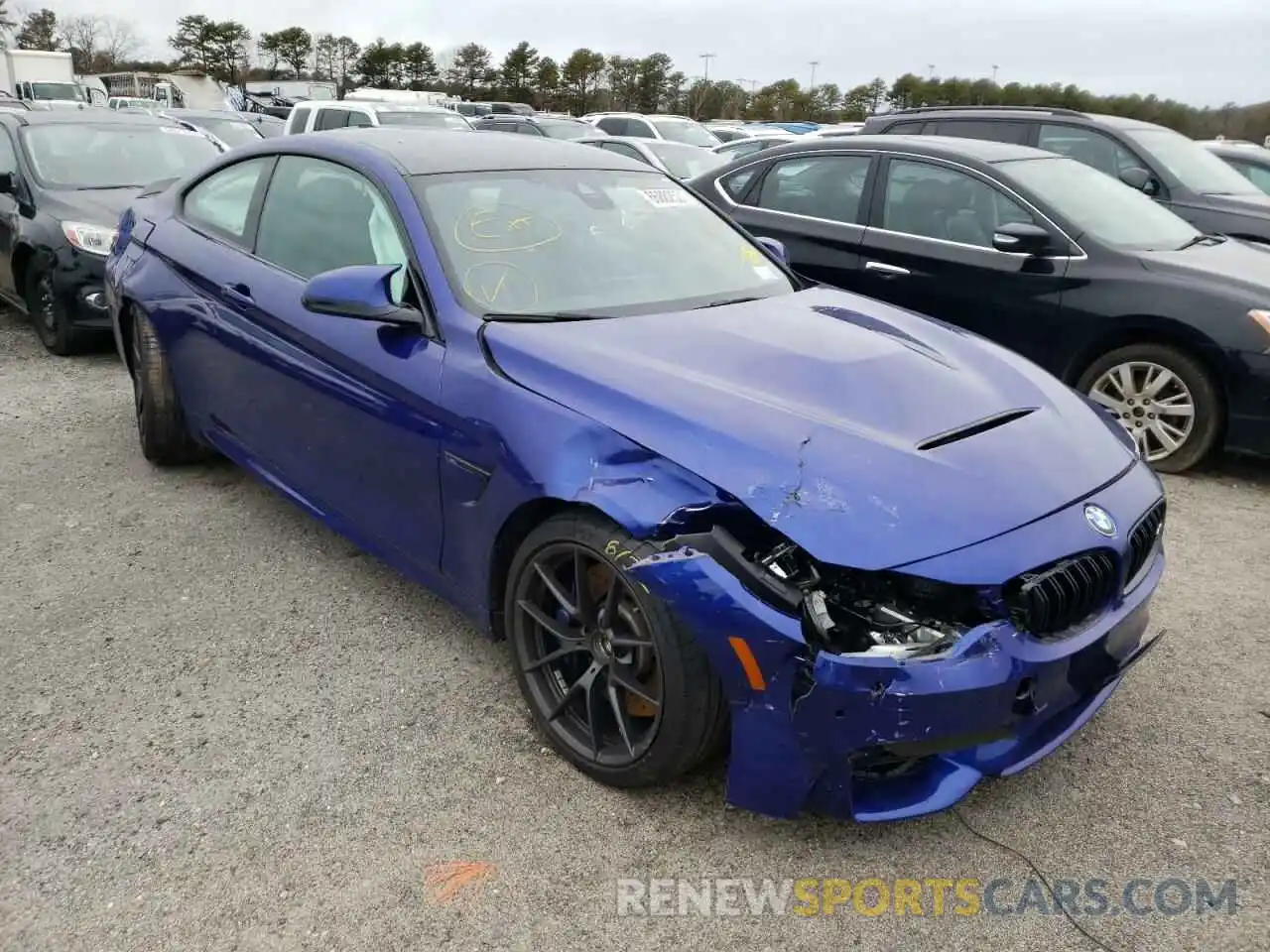 1 Photograph of a damaged car WBS3S7C56KAC09405 BMW M4 2019