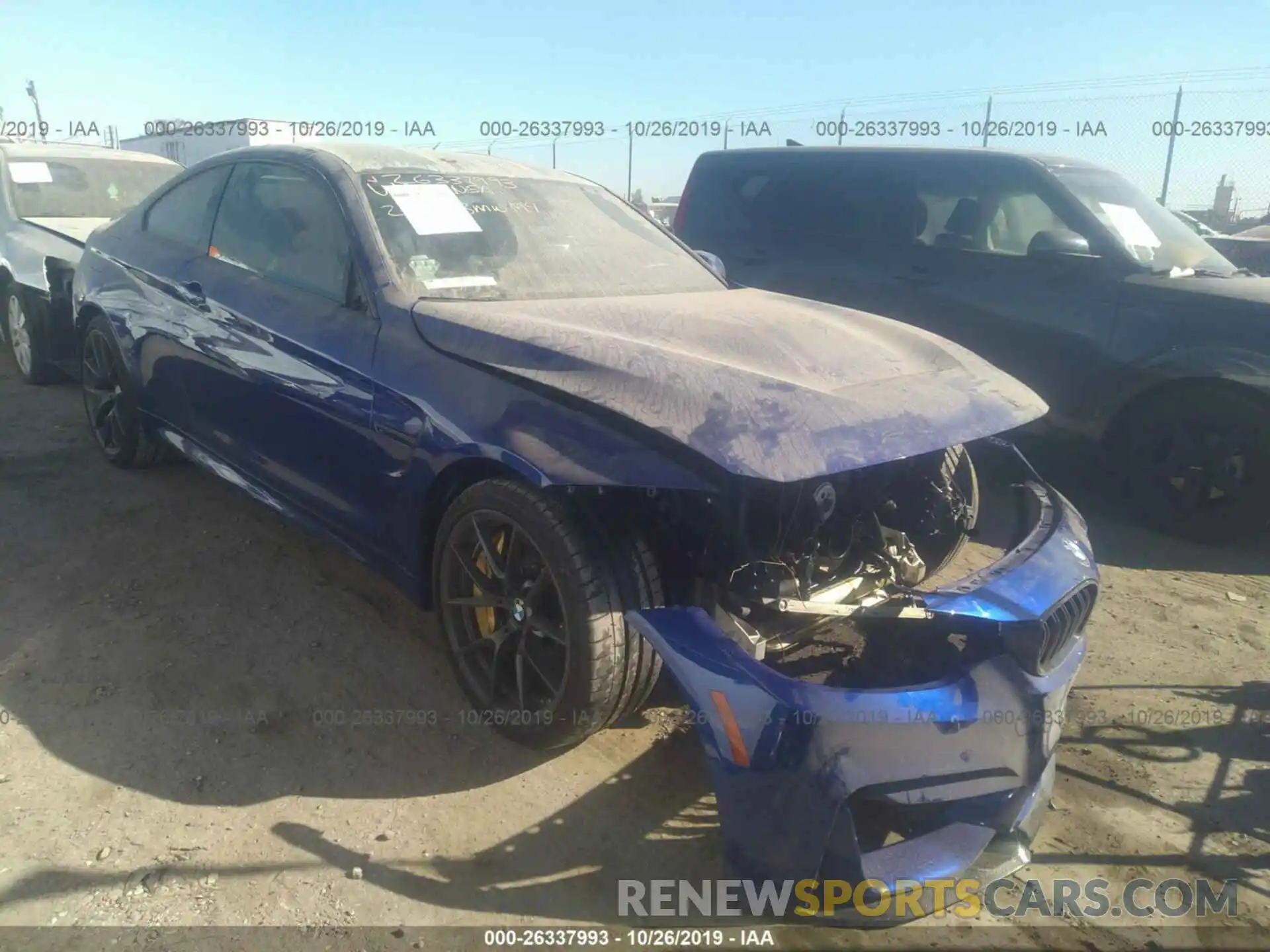 1 Photograph of a damaged car WBS3S7C56KAC09498 BMW M4 2019