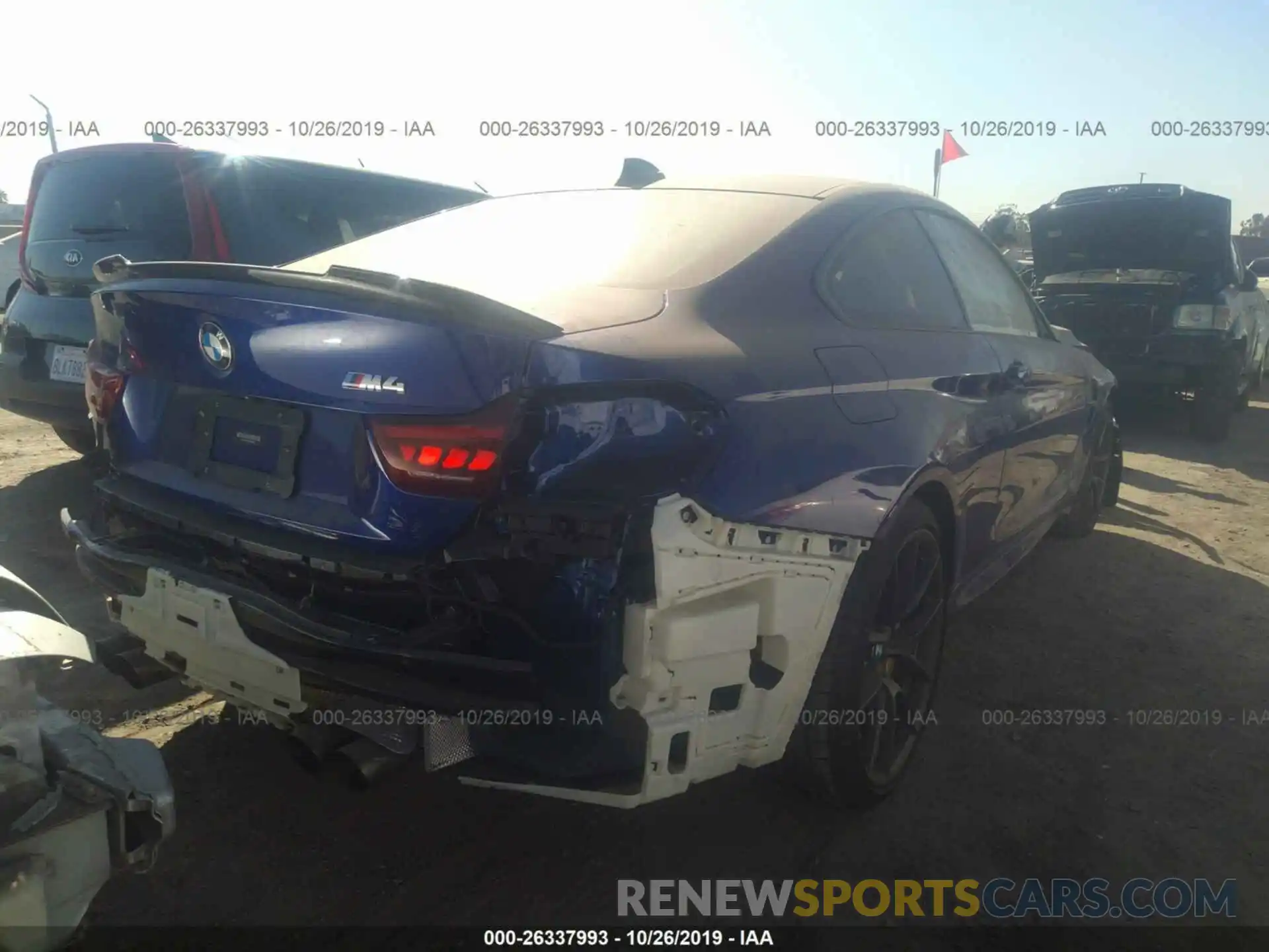 4 Photograph of a damaged car WBS3S7C56KAC09498 BMW M4 2019