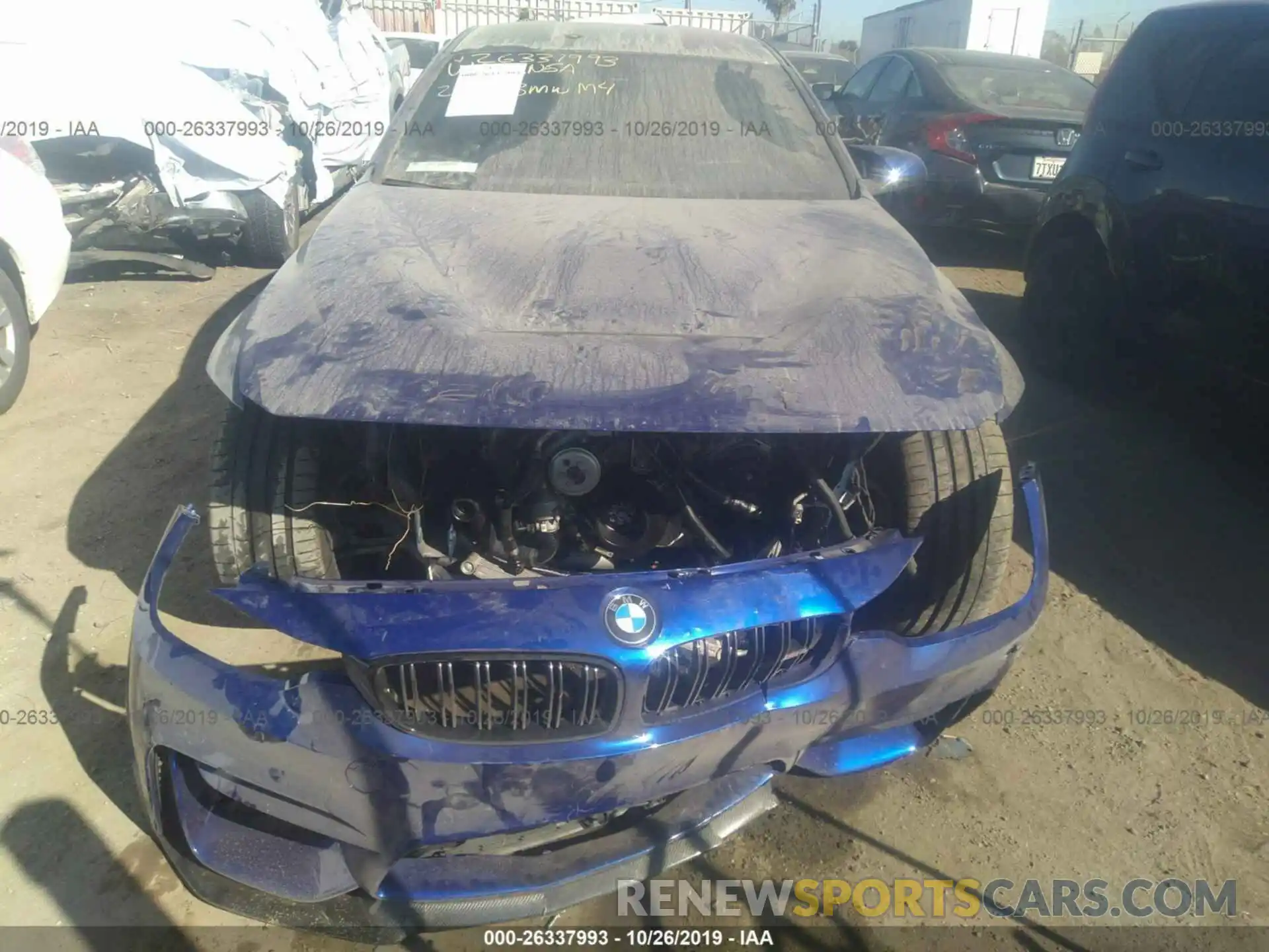 6 Photograph of a damaged car WBS3S7C56KAC09498 BMW M4 2019