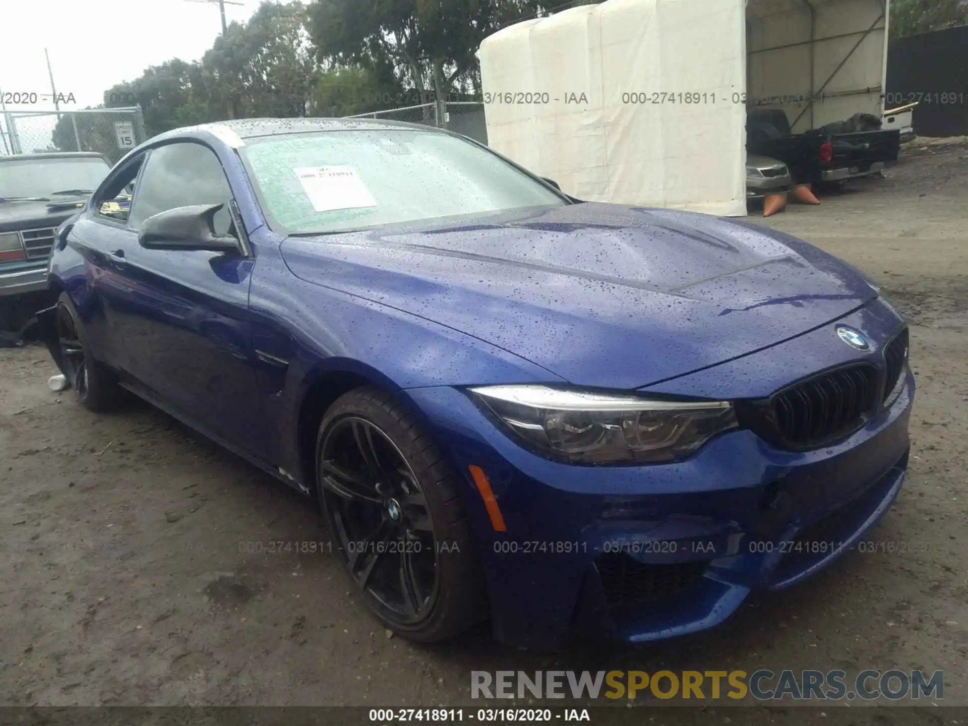 1 Photograph of a damaged car WBS3S7C57KAC09672 BMW M4 2019