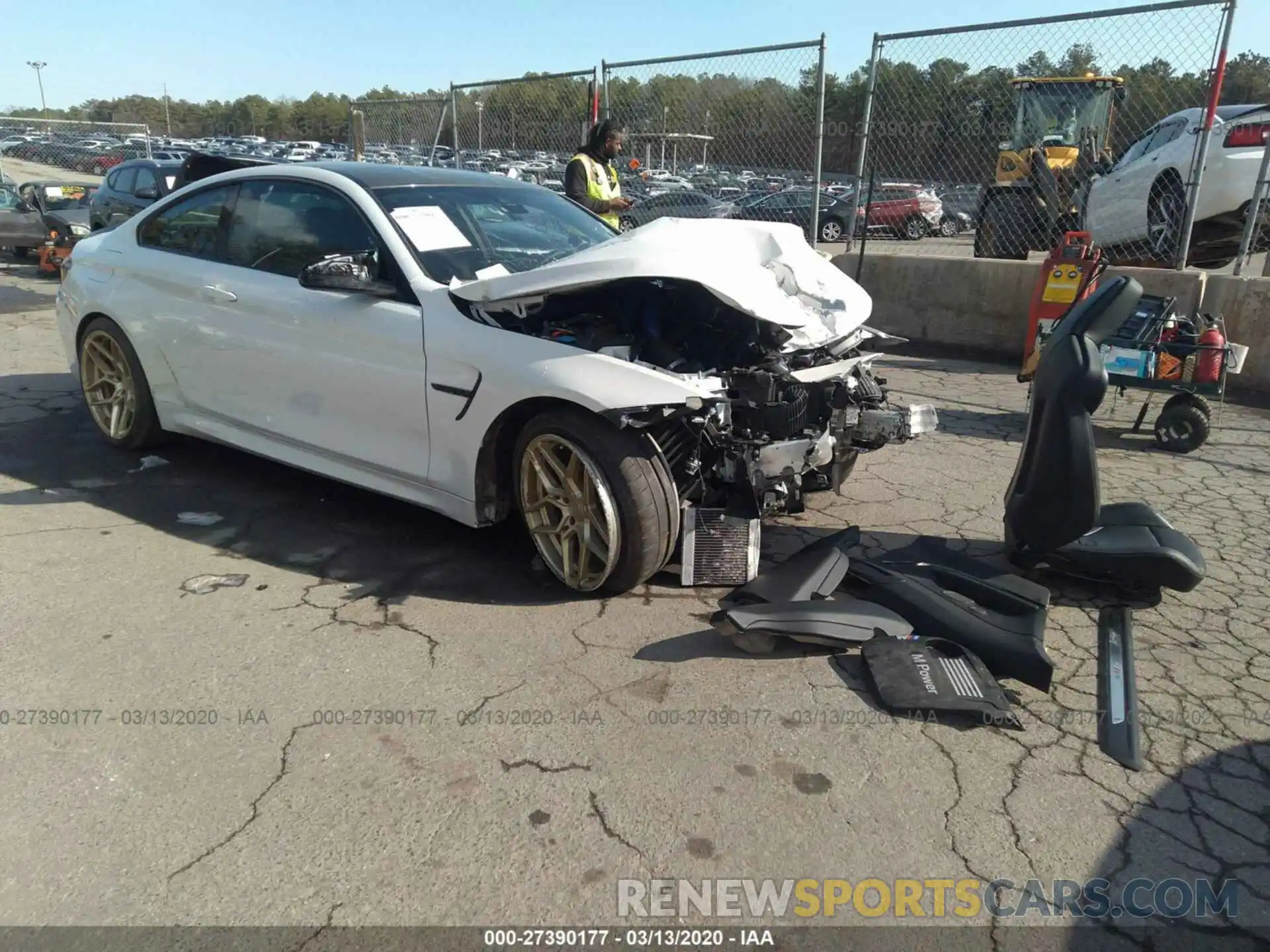 1 Photograph of a damaged car WBS4Y9C51KAG67061 BMW M4 2019