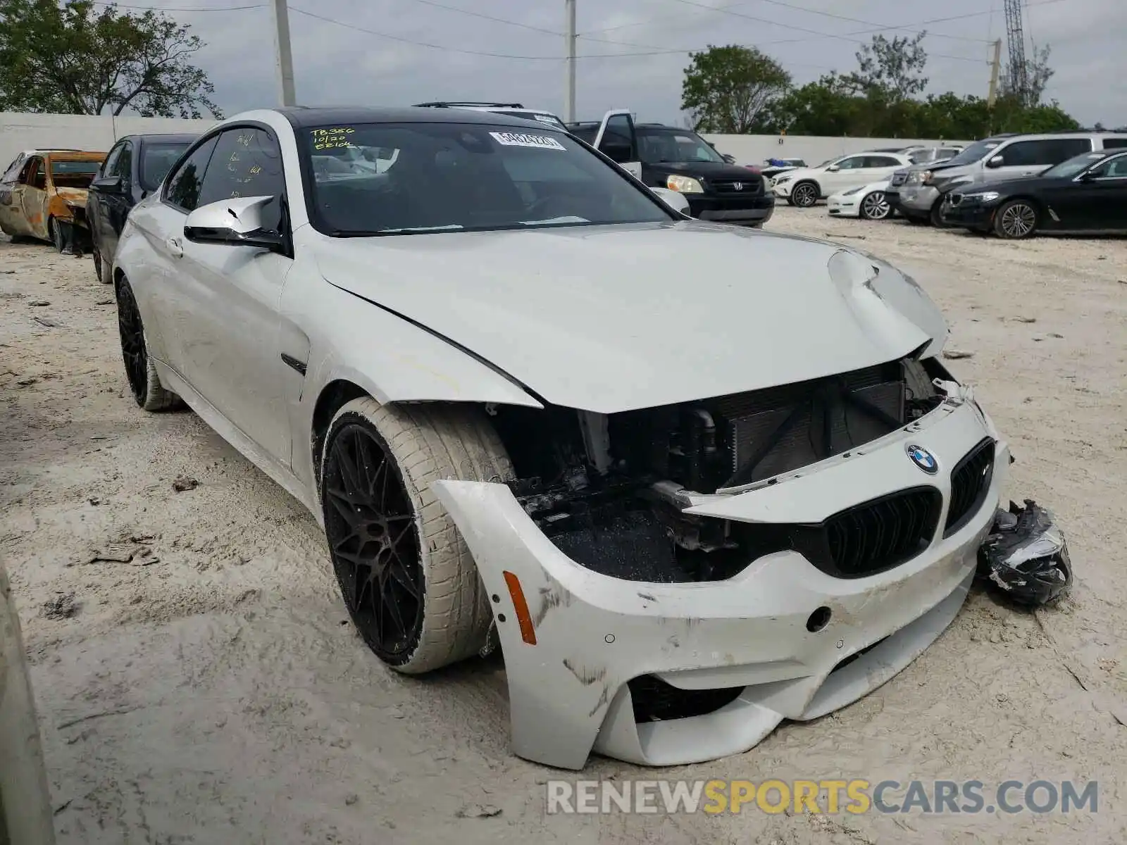 1 Photograph of a damaged car WBS4Y9C51KAG67237 BMW M4 2019