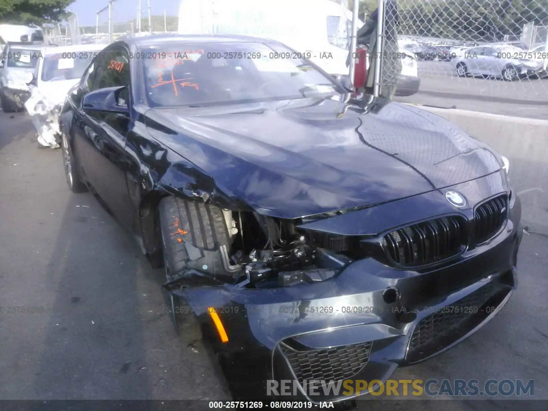 6 Photograph of a damaged car WBS4Y9C51KAG67299 BMW M4 2019