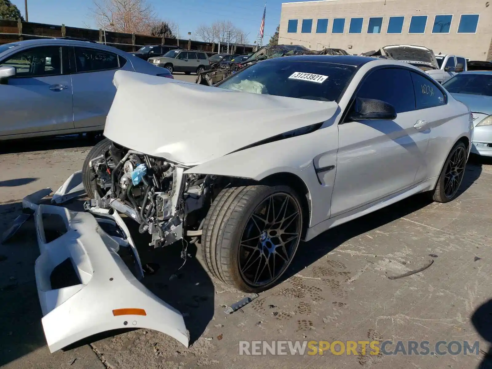 2 Photograph of a damaged car WBS4Y9C51KAG67559 BMW M4 2019