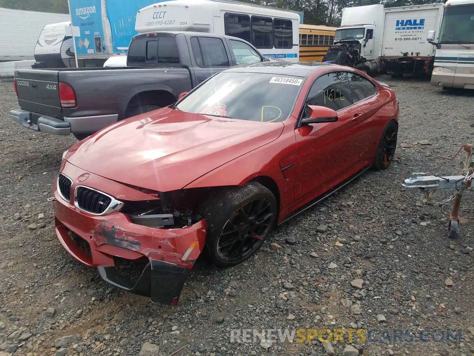 2 Photograph of a damaged car WBS4Y9C53KAG67045 BMW M4 2019