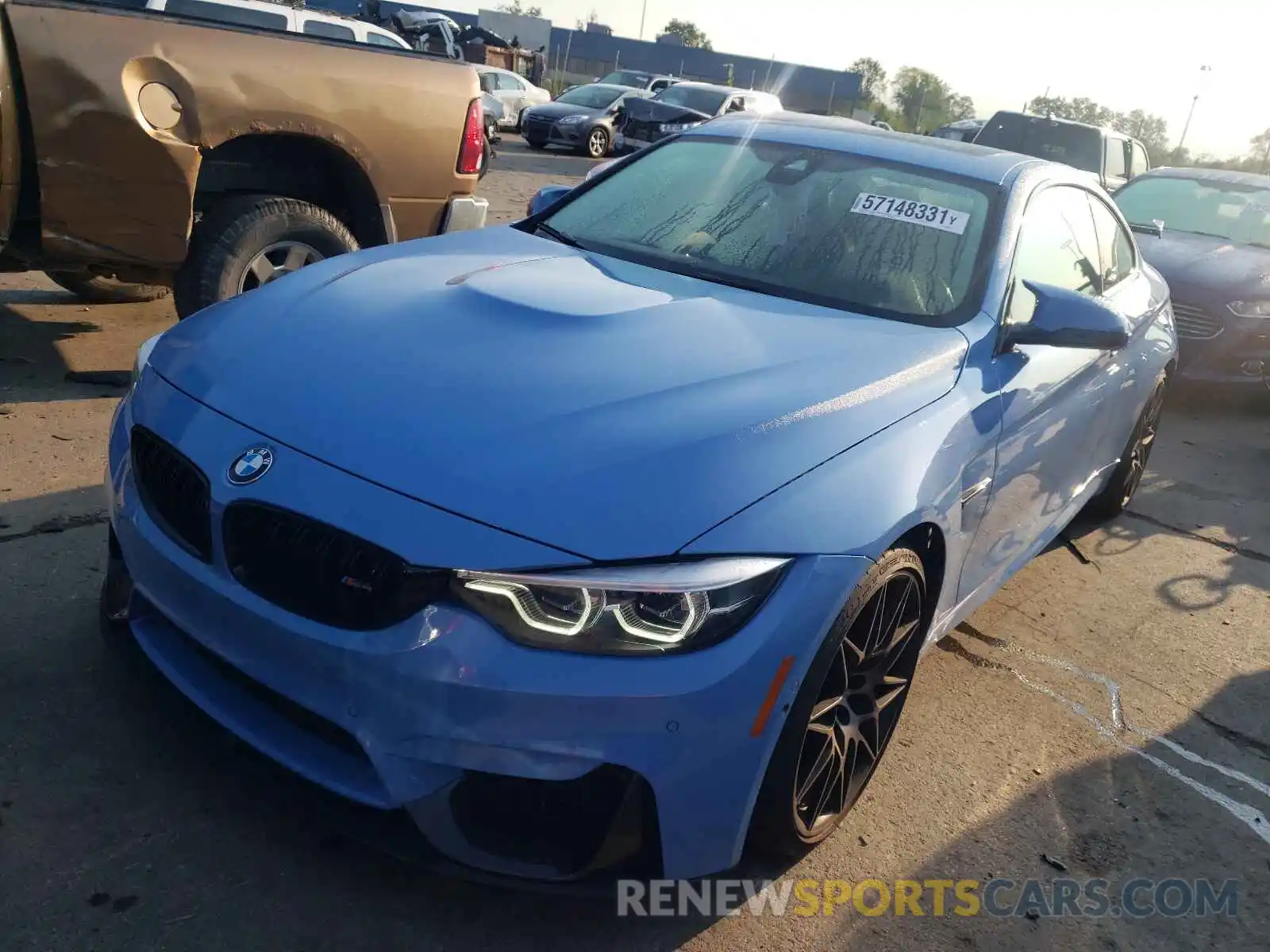 2 Photograph of a damaged car WBS4Y9C53KAG67109 BMW M4 2019