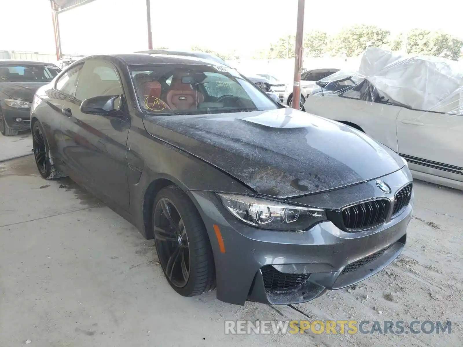 1 Photograph of a damaged car WBS4Y9C53KAG67191 BMW M4 2019