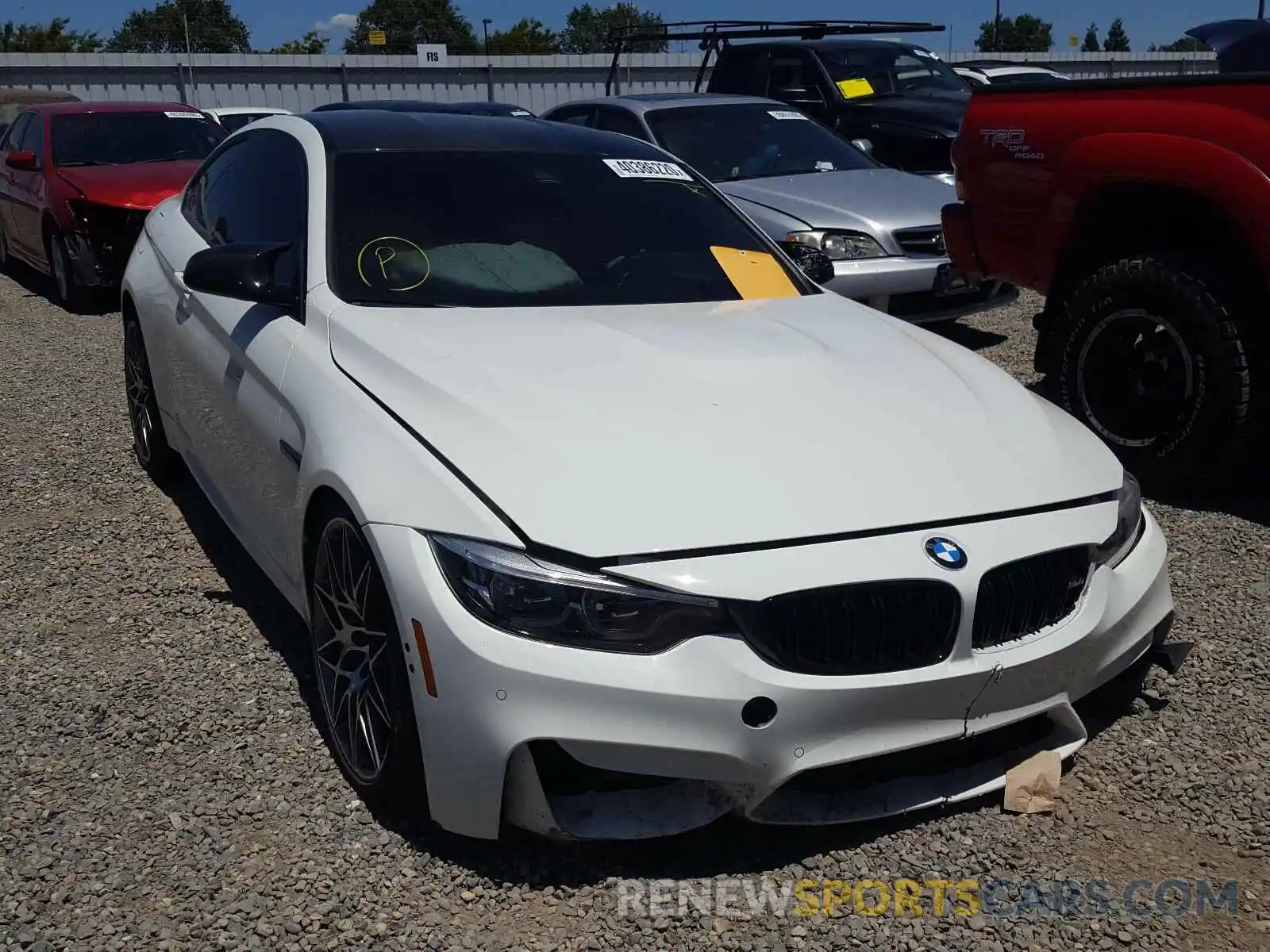 1 Photograph of a damaged car WBS4Y9C53KAG67255 BMW M4 2019