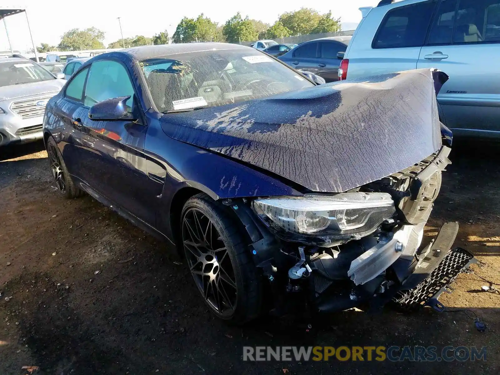 1 Photograph of a damaged car WBS4Y9C54KAG67376 BMW M4 2019