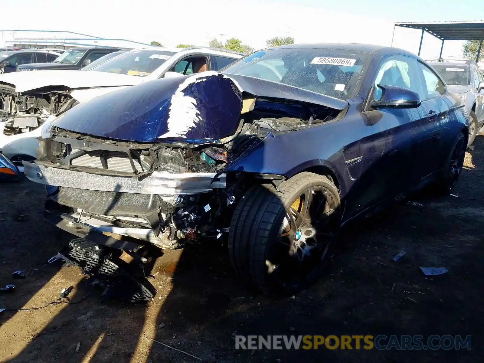 2 Photograph of a damaged car WBS4Y9C54KAG67376 BMW M4 2019