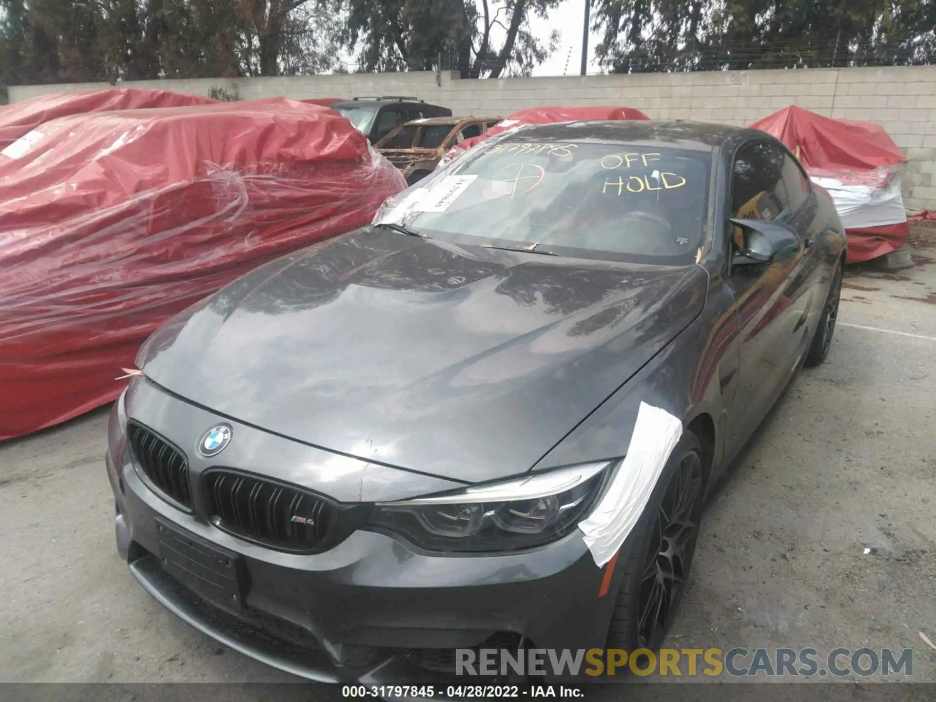 2 Photograph of a damaged car WBS4Y9C58KAG67462 BMW M4 2019