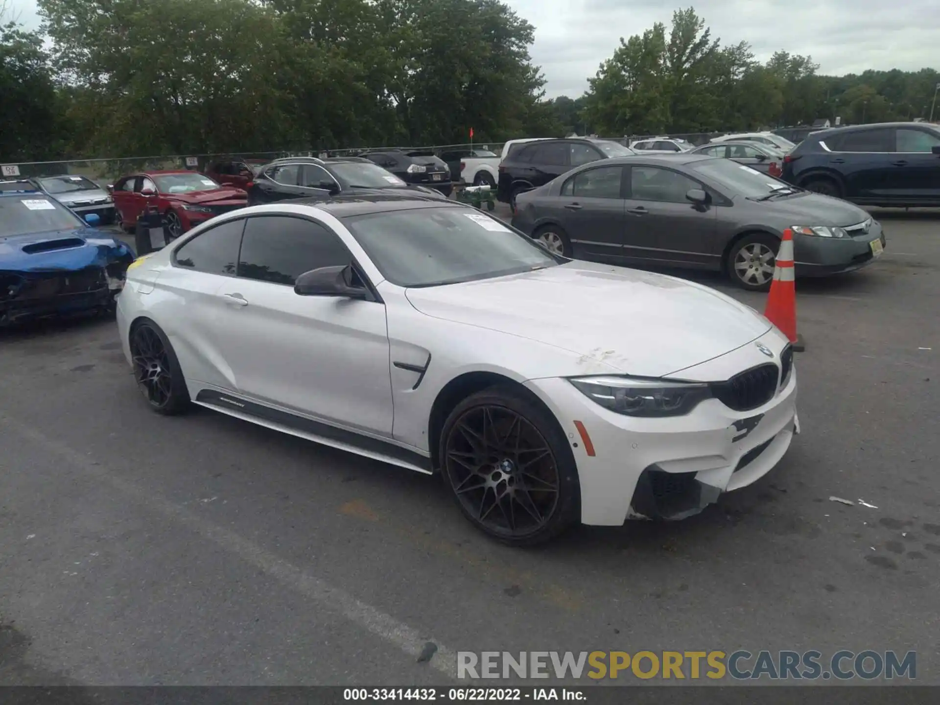 1 Photograph of a damaged car WBS4Y9C58KAG67686 BMW M4 2019