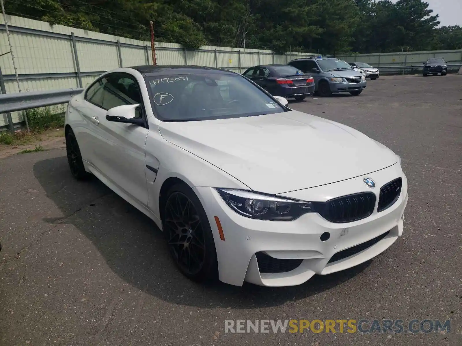 1 Photograph of a damaged car WBS4Y9C59KAG67244 BMW M4 2019