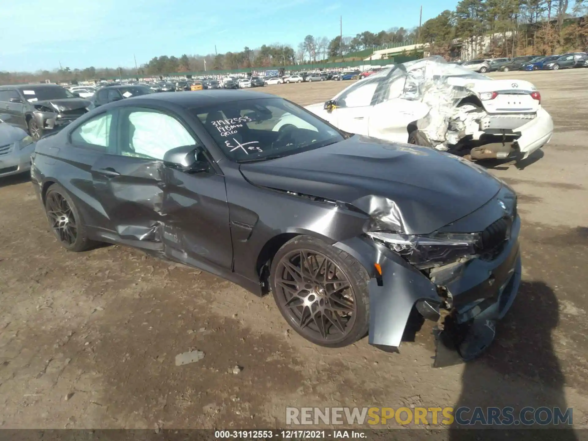 1 Photograph of a damaged car WBS4Y9C59KAG67468 BMW M4 2019