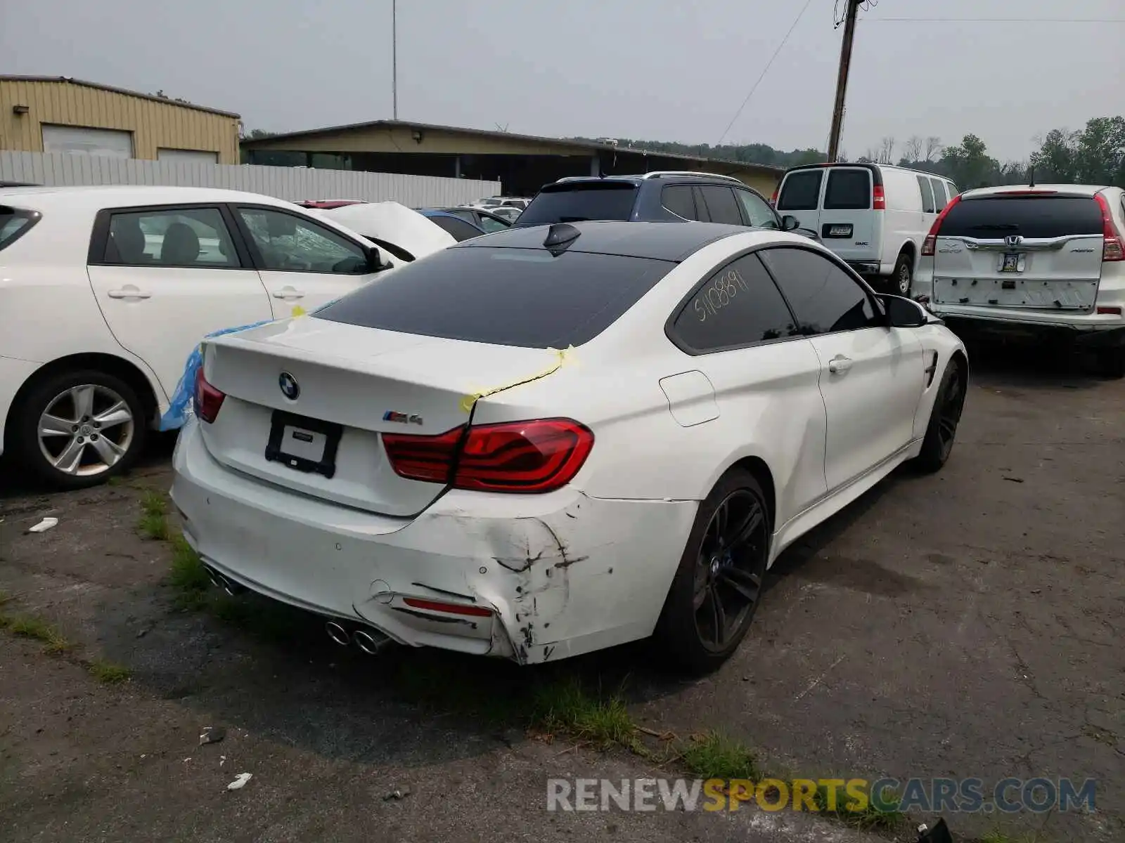 4 Photograph of a damaged car WBS4Y9C59KAG67664 BMW M4 2019