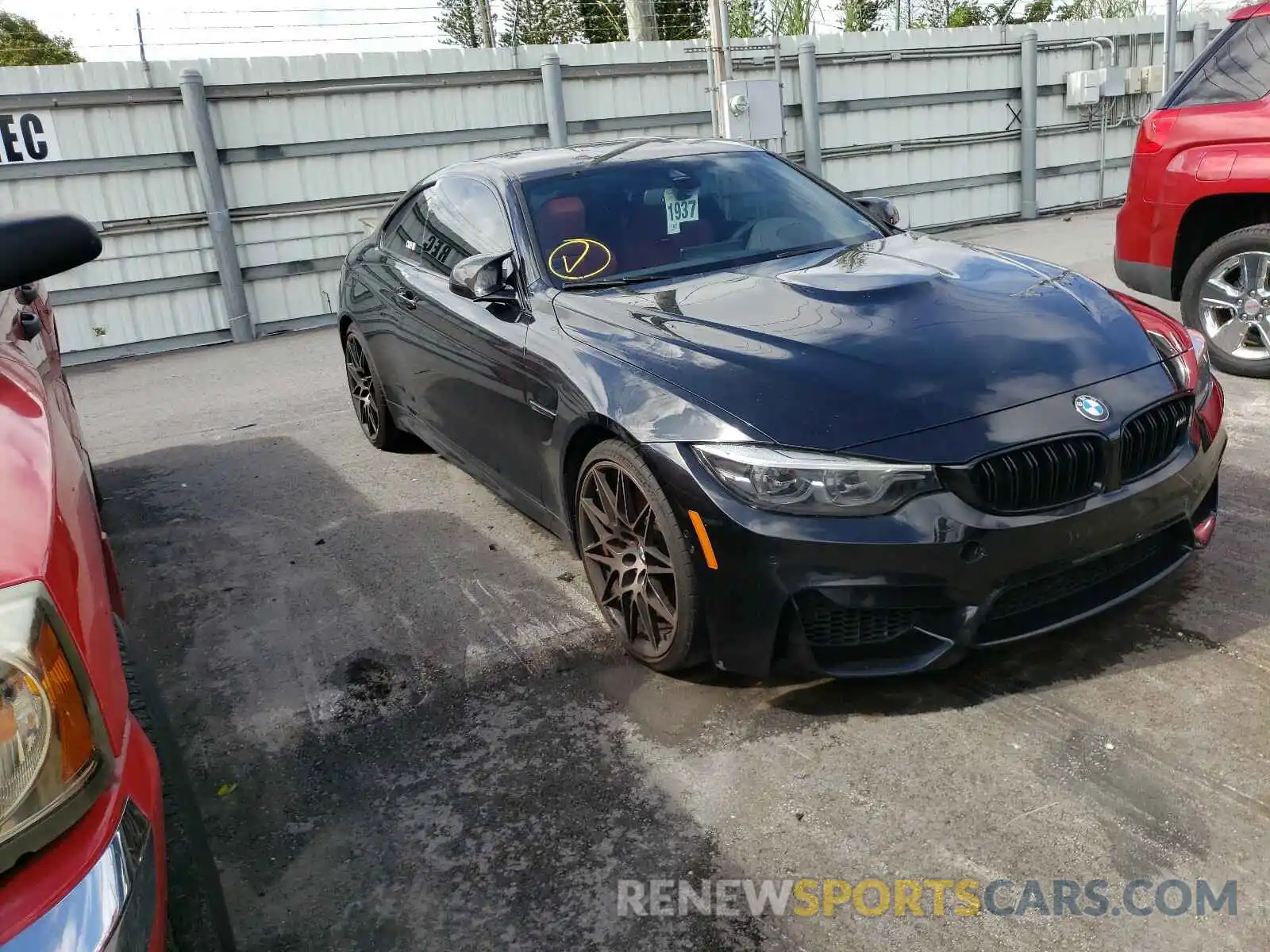 1 Photograph of a damaged car WBS4Y9C5XKAG67124 BMW M4 2019