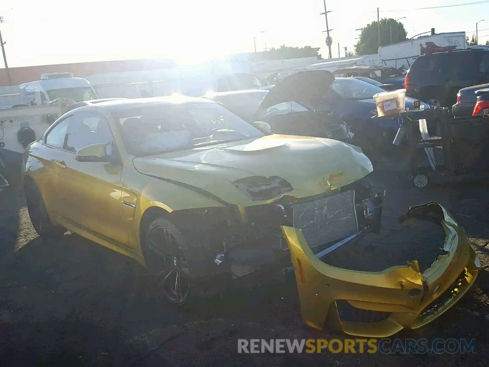 1 Photograph of a damaged car WBS4Y9C5XKAG67463 BMW M4 2019