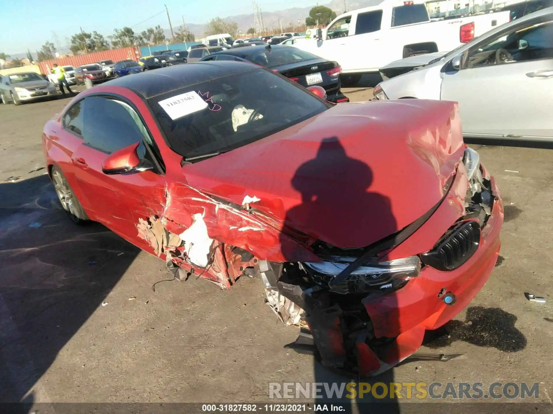 1 Photograph of a damaged car WBS4Y9C5XKAH82905 BMW M4 2019