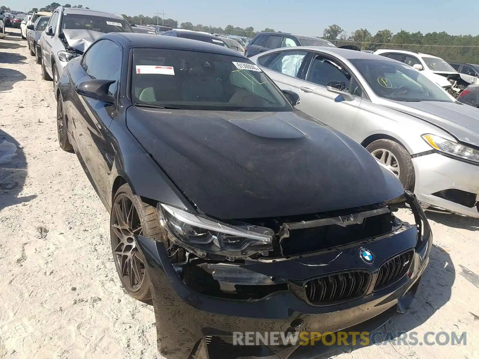 1 Photograph of a damaged car WBS4Z9C58KEJ63822 BMW M4 2019