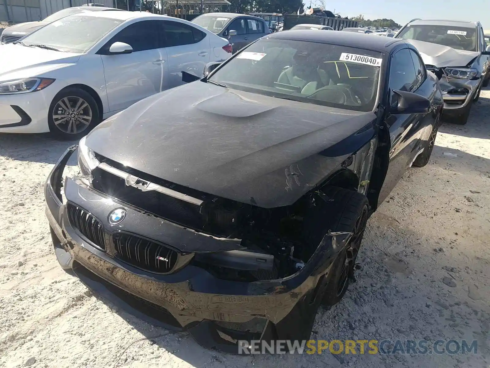 2 Photograph of a damaged car WBS4Z9C58KEJ63822 BMW M4 2019