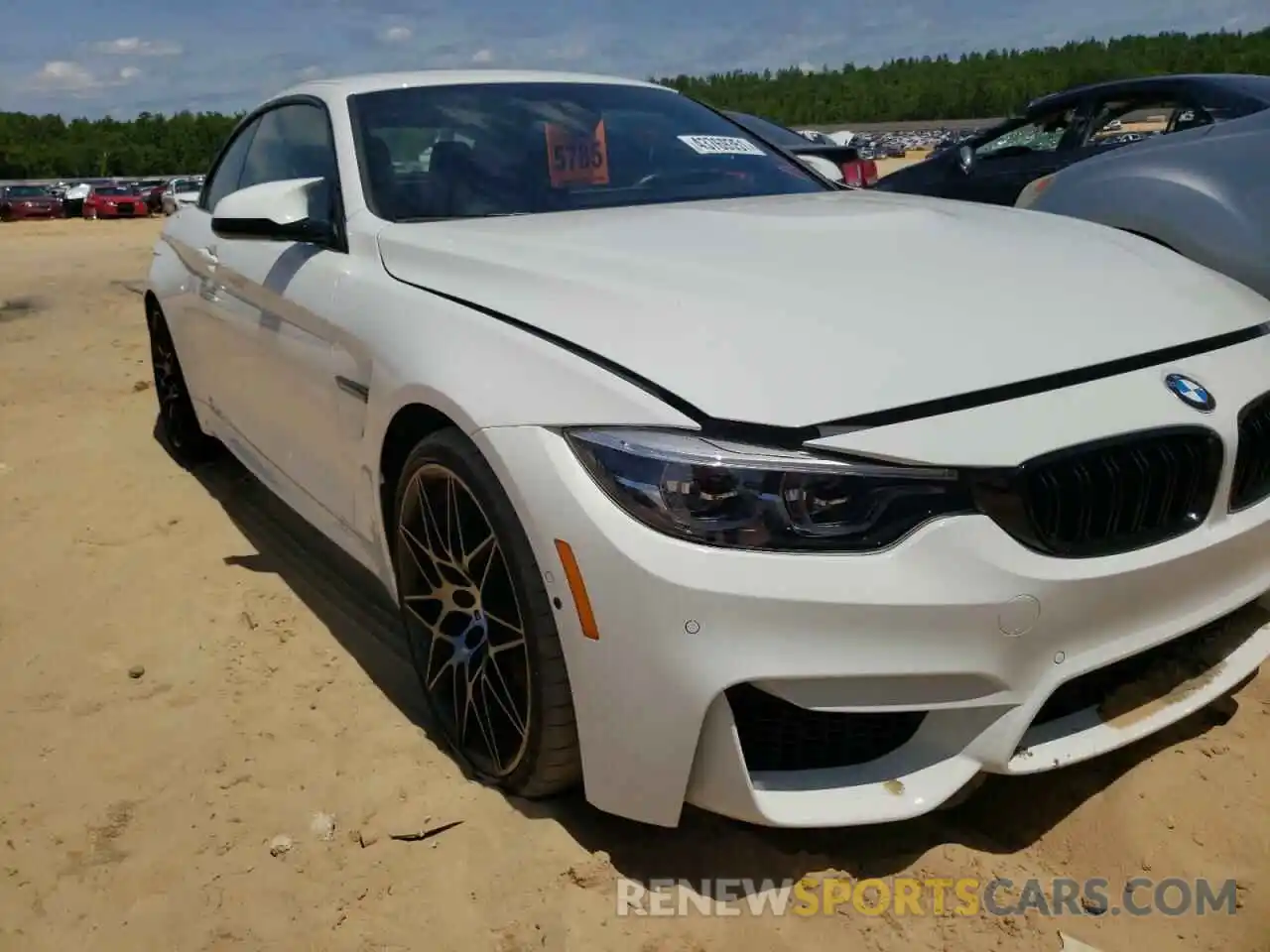 1 Photograph of a damaged car WBS4Z9C59KEJ63909 BMW M4 2019