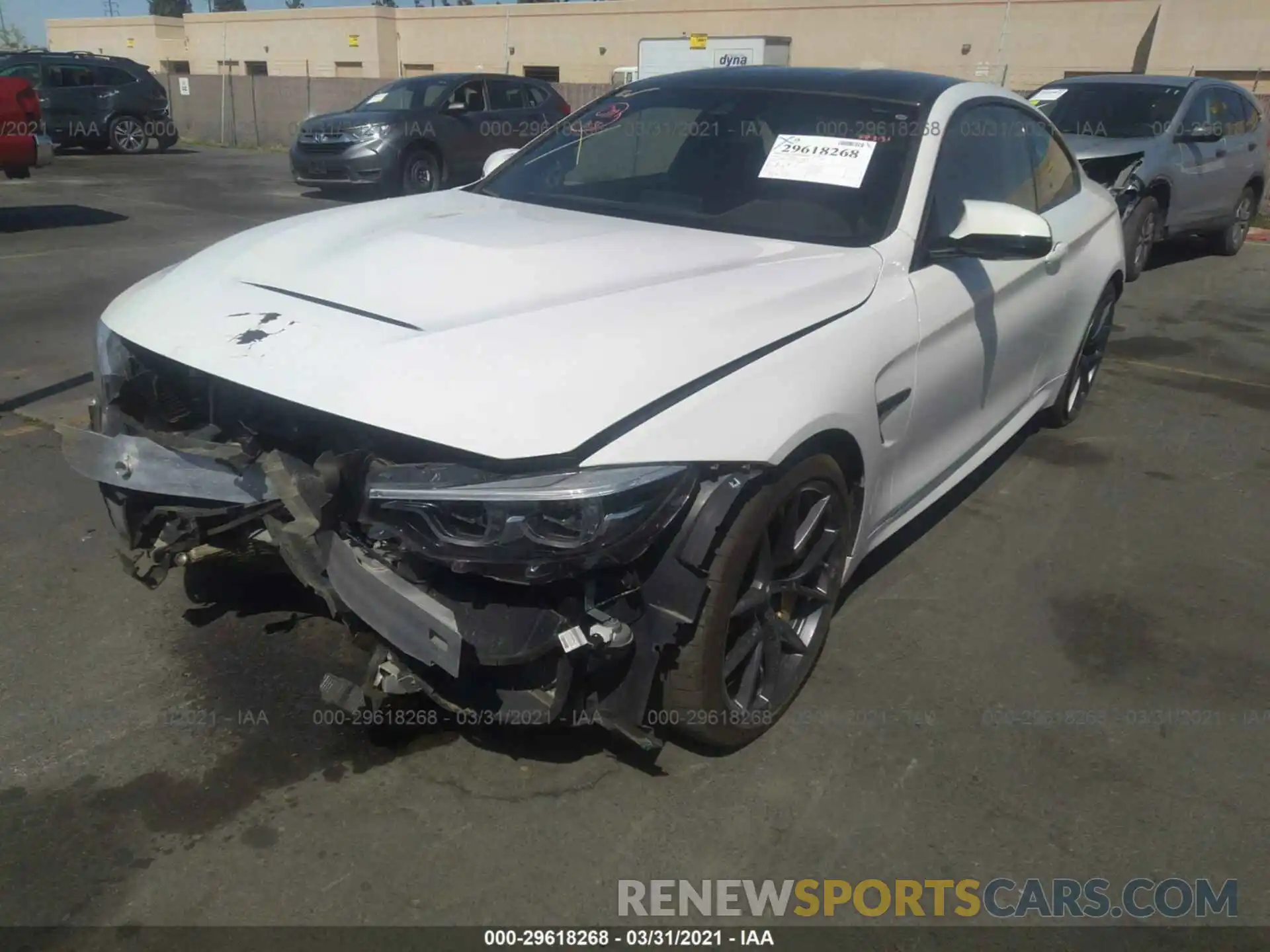 2 Photograph of a damaged car WBS3S7C01LAH85120 BMW M4 2020