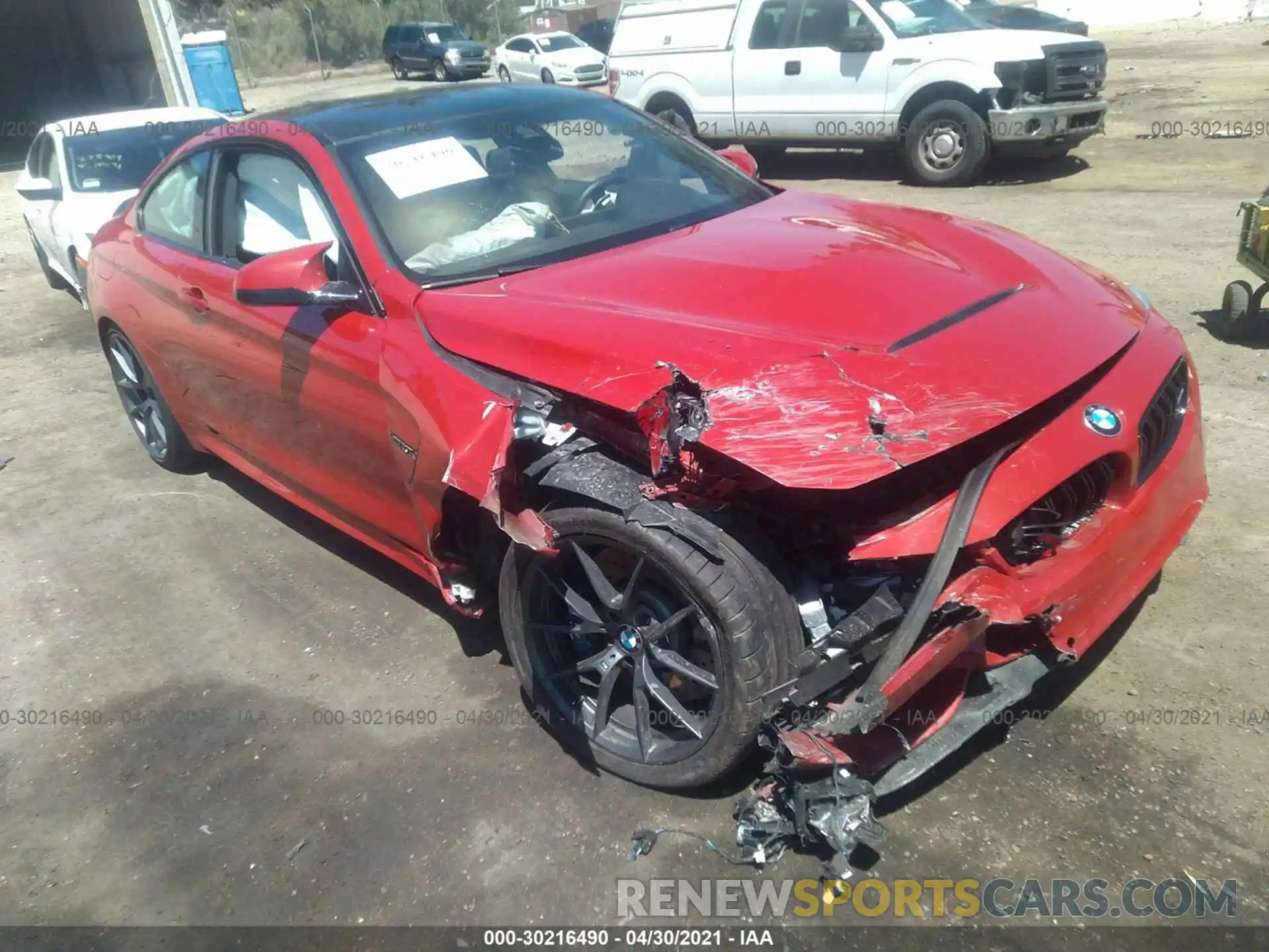 1 Photograph of a damaged car WBS3S7C07LAH85123 BMW M4 2020