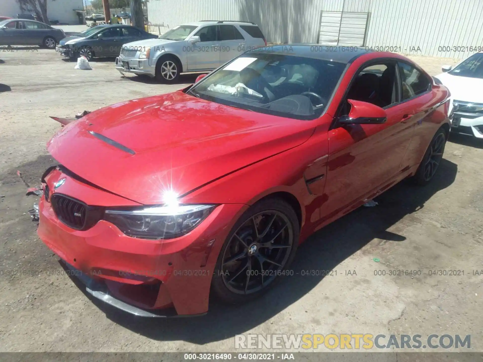 2 Photograph of a damaged car WBS3S7C07LAH85123 BMW M4 2020