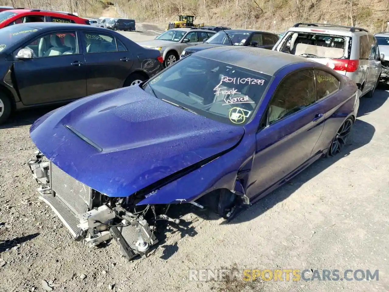 2 Photograph of a damaged car WBS3S7C07LFH51248 BMW M4 2020