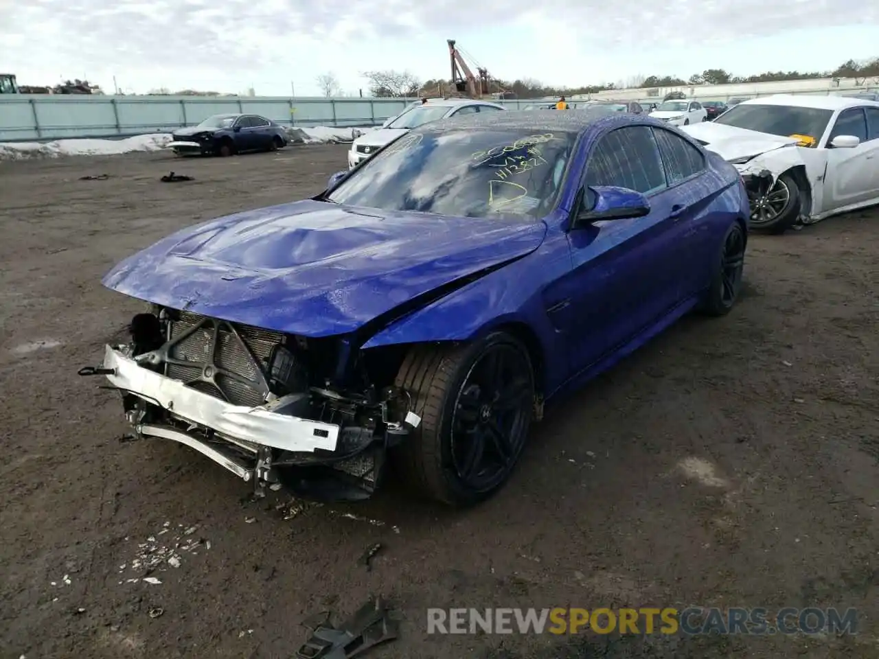 2 Photograph of a damaged car WBS3S7C08LFH13821 BMW M4 2020