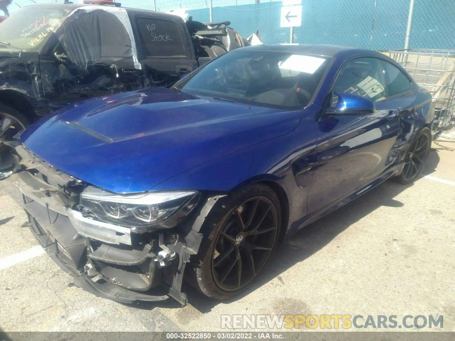 2 Photograph of a damaged car WBS3S7C0XLFH32225 BMW M4 2020