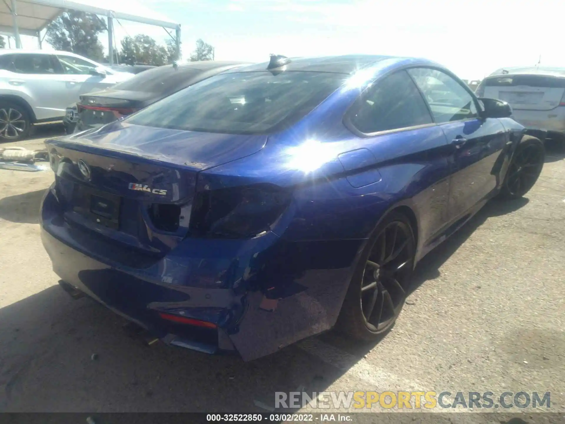 4 Photograph of a damaged car WBS3S7C0XLFH32225 BMW M4 2020