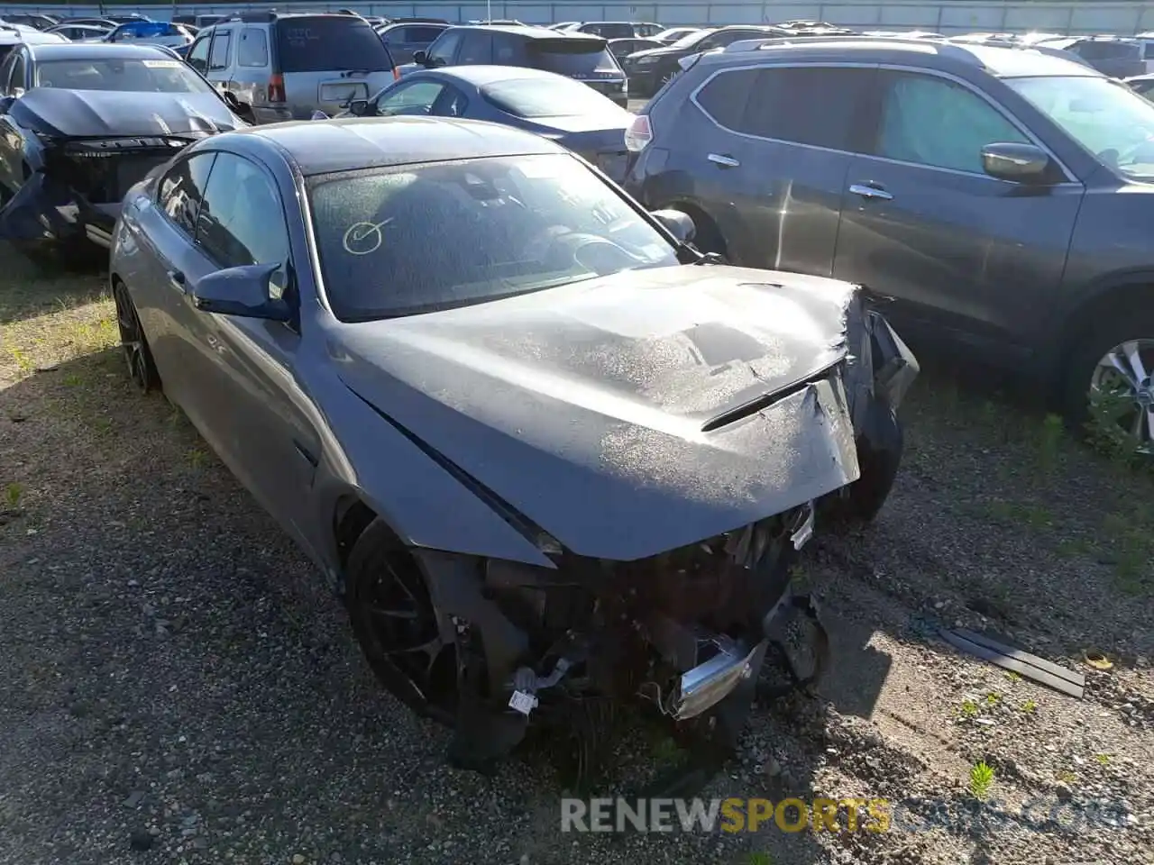 1 Photograph of a damaged car WBS3S7C0XLFH98791 BMW M4 2020