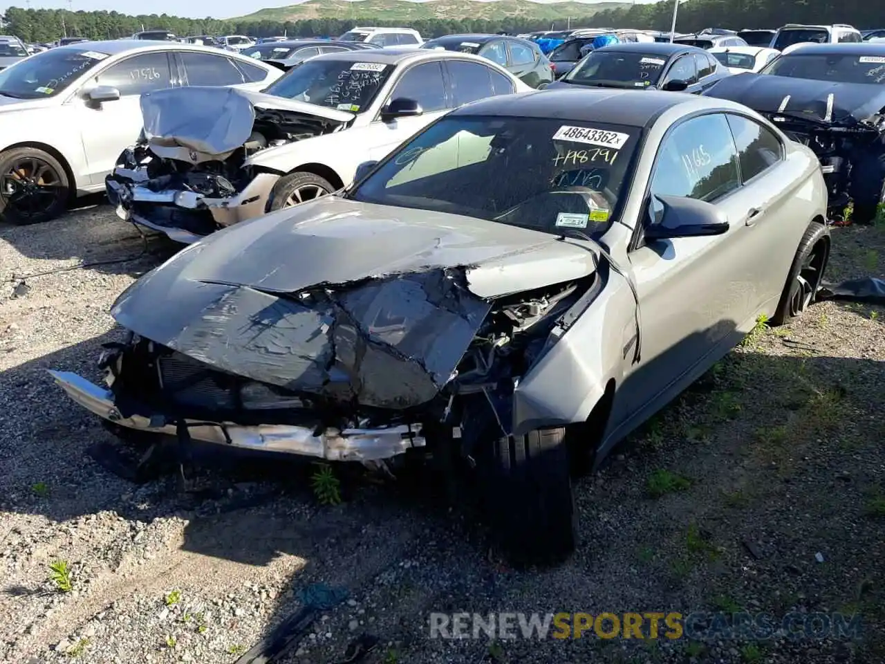 2 Photograph of a damaged car WBS3S7C0XLFH98791 BMW M4 2020