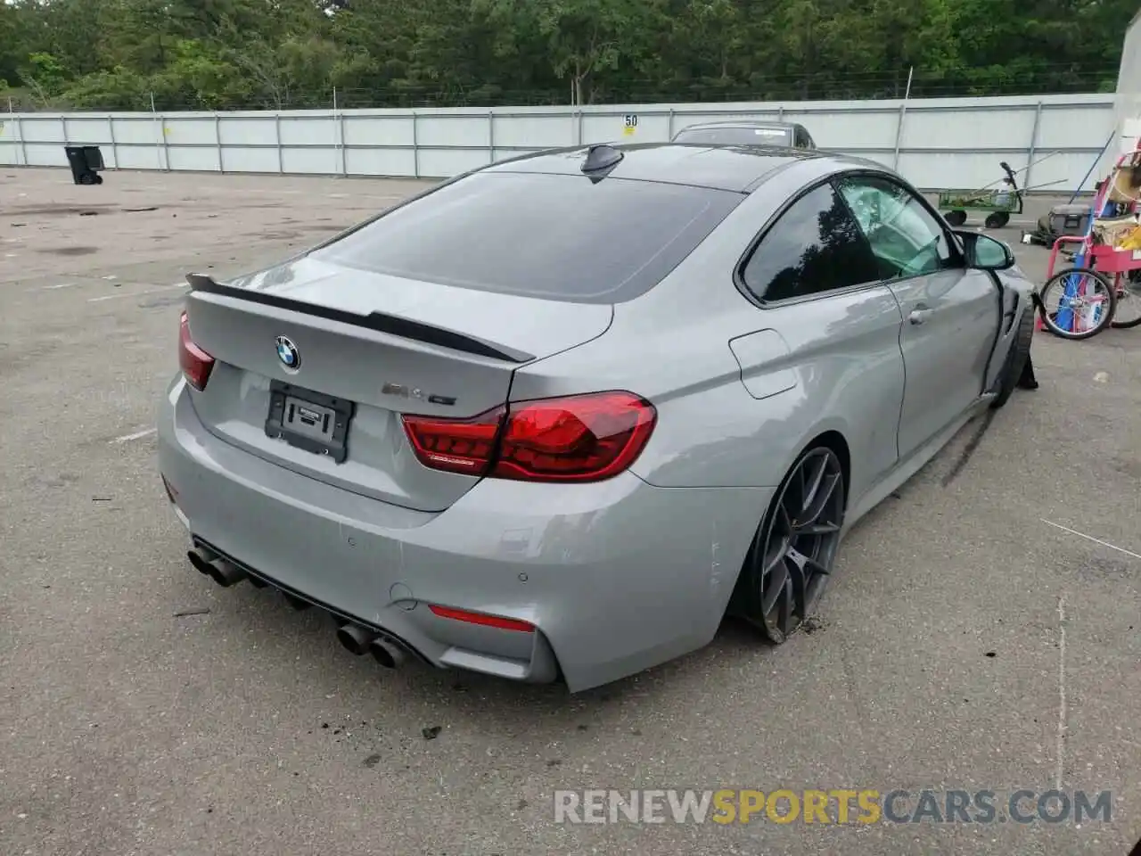 4 Photograph of a damaged car WBS3S7C0XLFH98791 BMW M4 2020