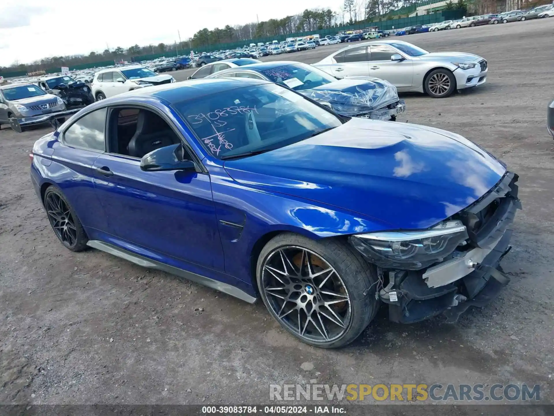 1 Photograph of a damaged car WBS4Y9C00LFH16713 BMW M4 2020