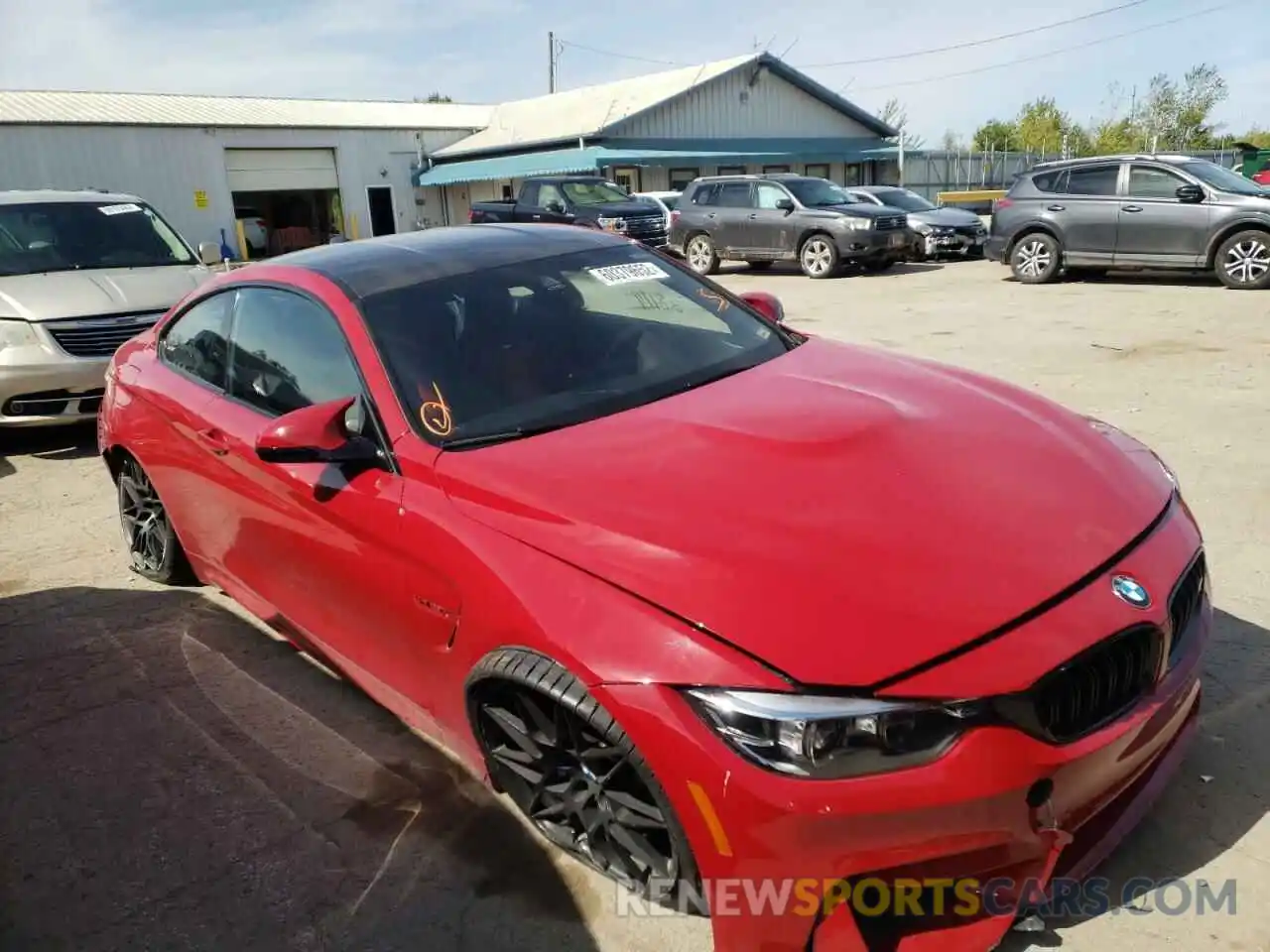 1 Photograph of a damaged car WBS4Y9C00LFJ78866 BMW M4 2020