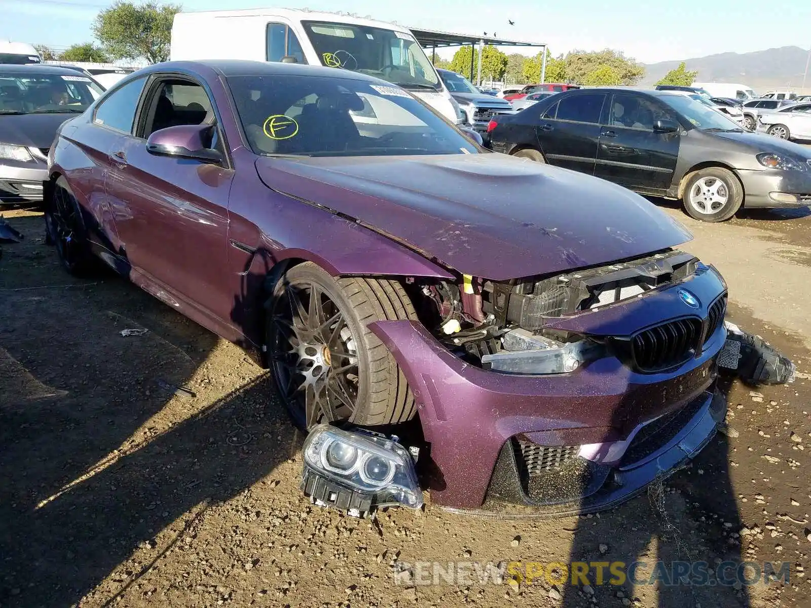 1 Photograph of a damaged car WBS4Y9C01LFH85457 BMW M4 2020