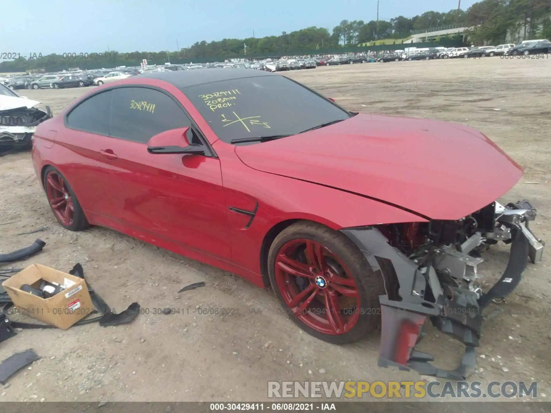 1 Photograph of a damaged car WBS4Y9C01LFJ78746 BMW M4 2020