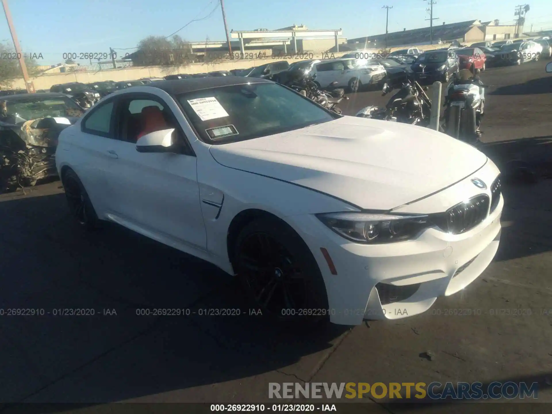 1 Photograph of a damaged car WBS4Y9C02LFH49390 BMW M4 2020