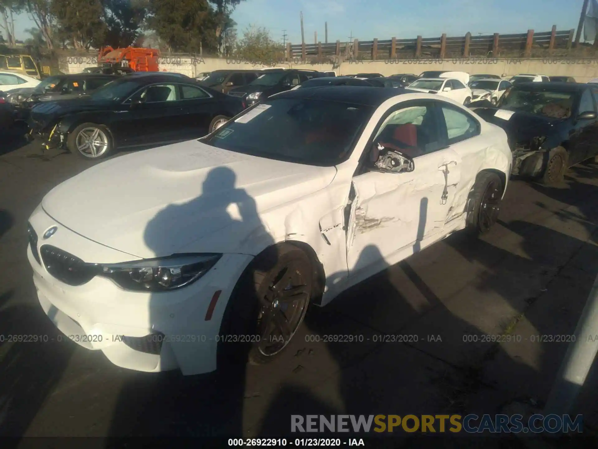 2 Photograph of a damaged car WBS4Y9C02LFH49390 BMW M4 2020