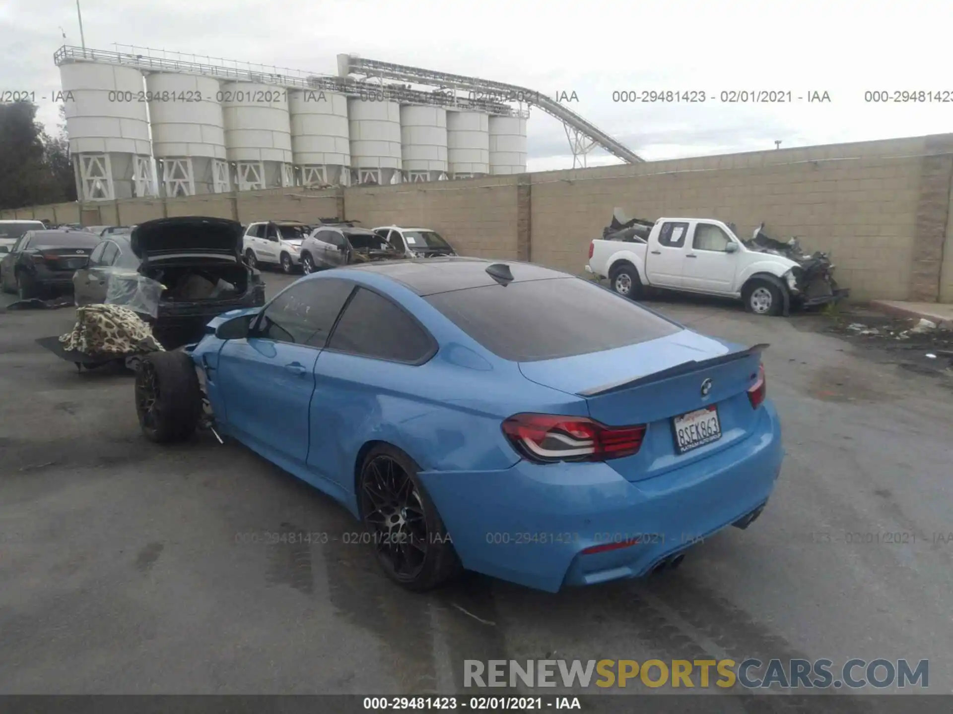 3 Photograph of a damaged car WBS4Y9C02LFH88240 BMW M4 2020