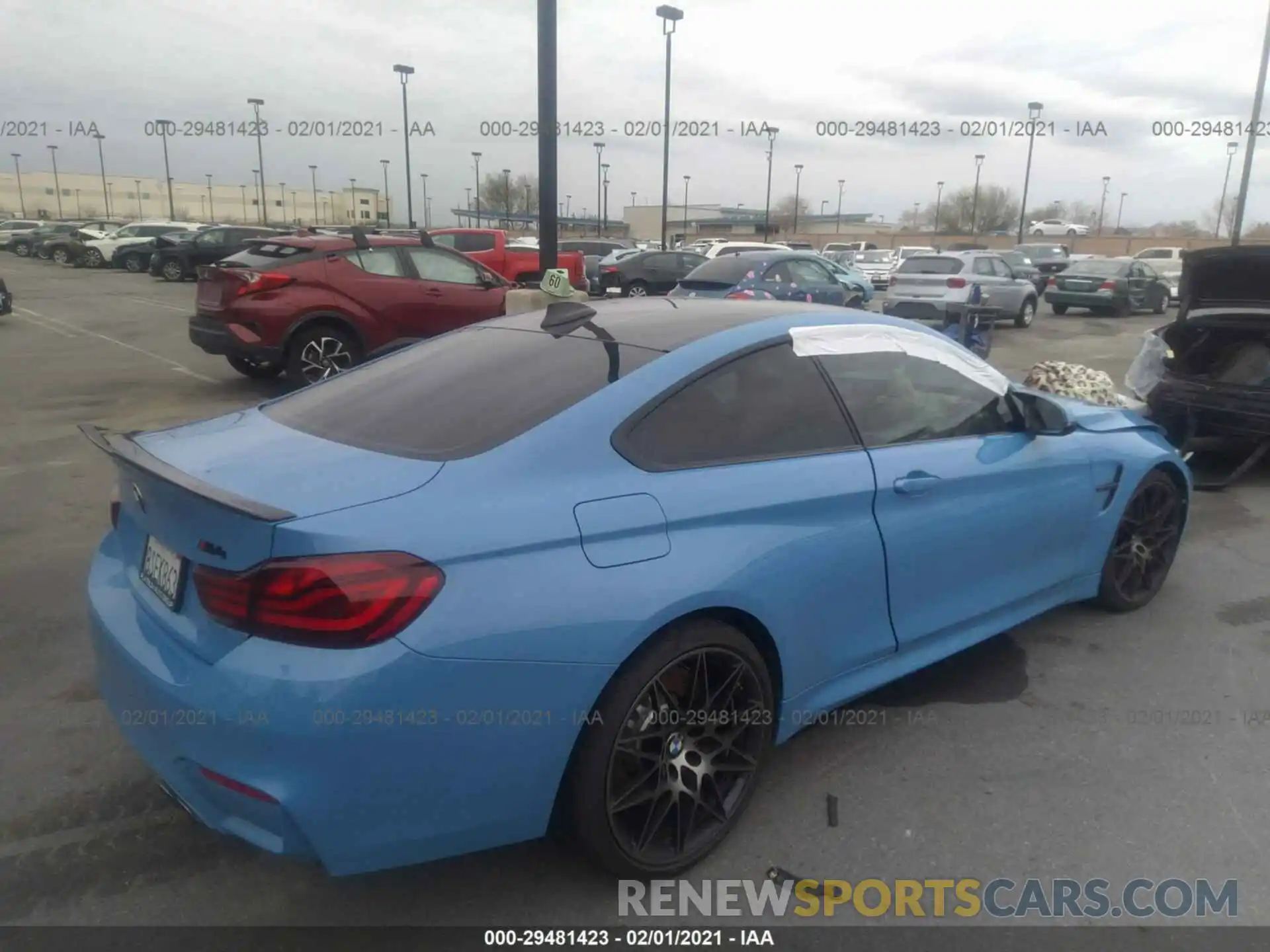 4 Photograph of a damaged car WBS4Y9C02LFH88240 BMW M4 2020