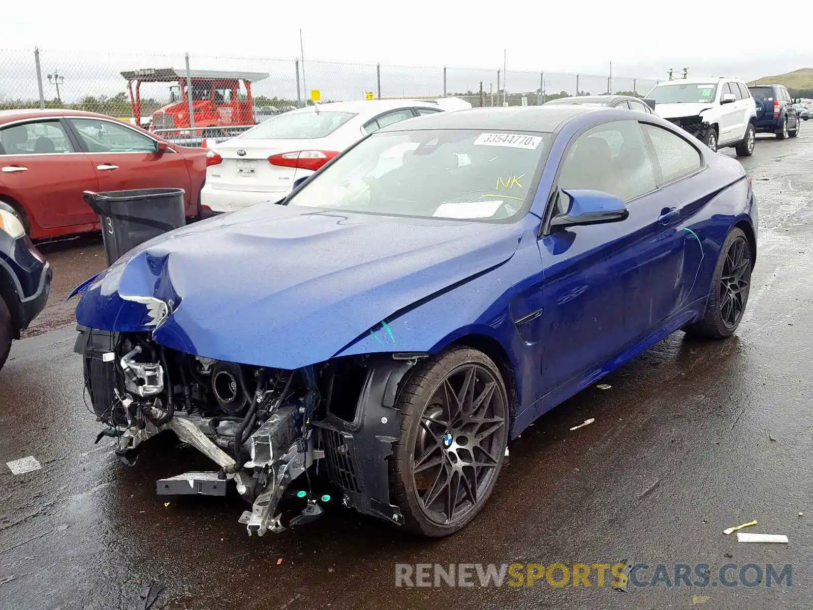 2 Photograph of a damaged car WBS4Y9C02LFJ02632 BMW M4 2020