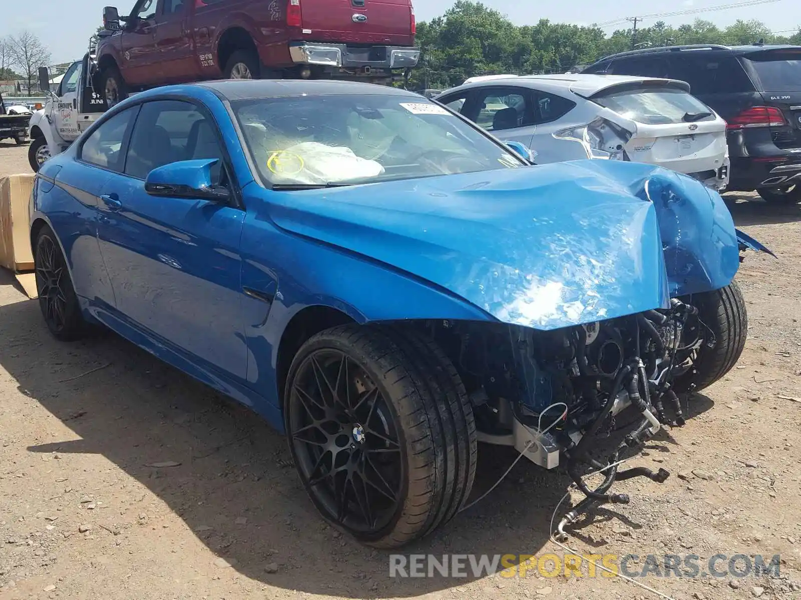 1 Photograph of a damaged car WBS4Y9C02LFJ17907 BMW M4 2020