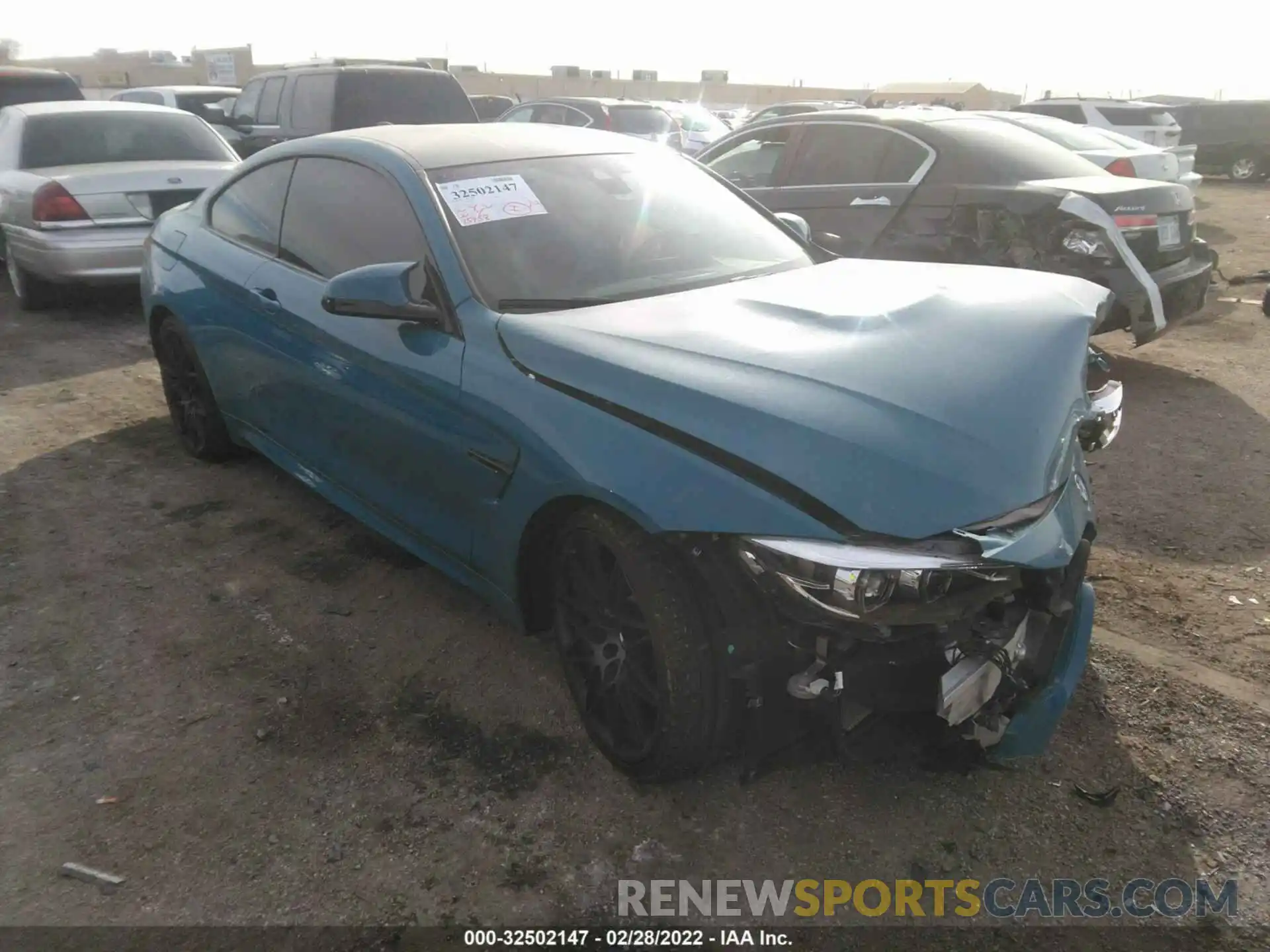 1 Photograph of a damaged car WBS4Y9C02LFJ30253 BMW M4 2020