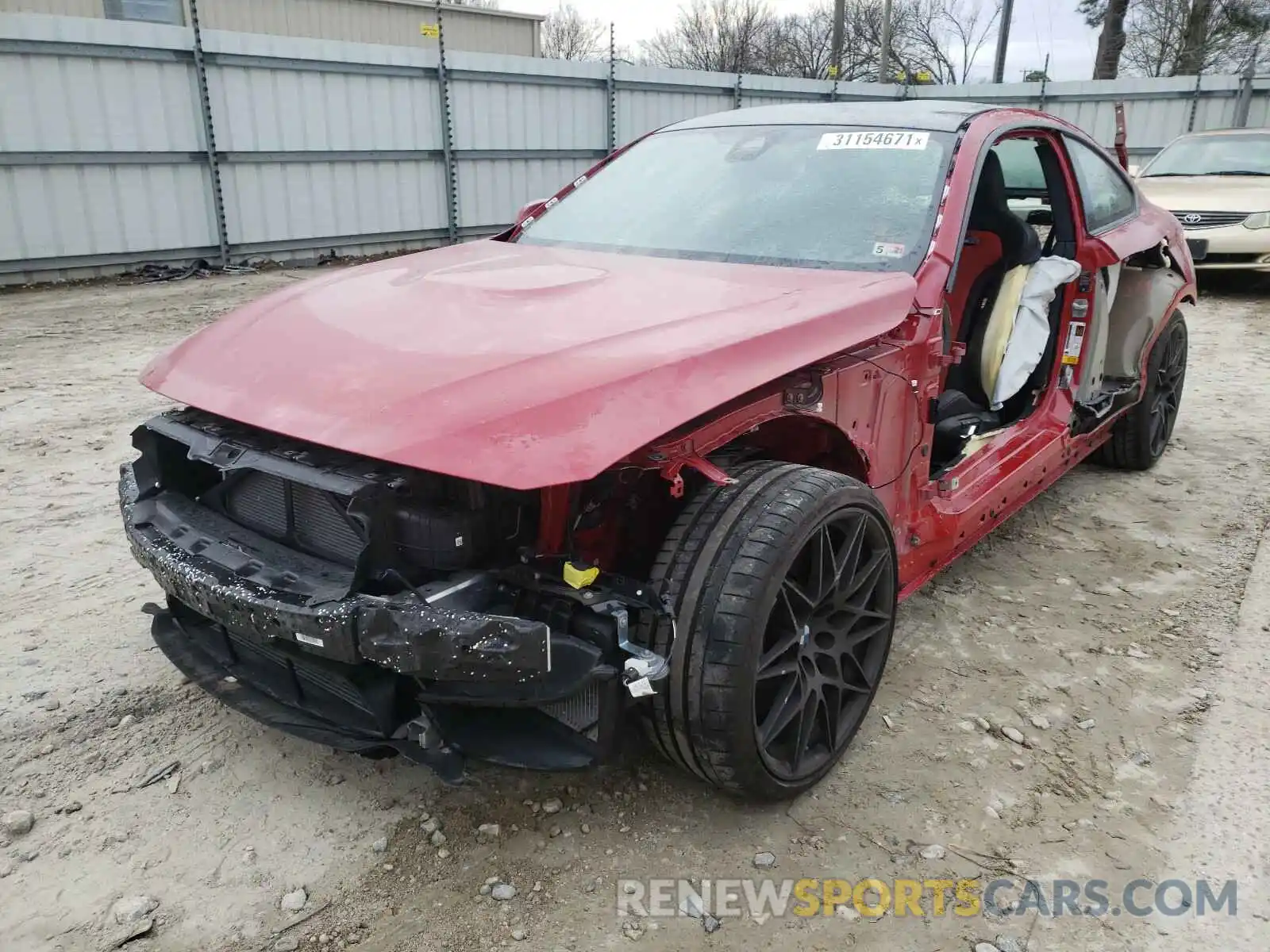 2 Photograph of a damaged car WBS4Y9C02LFJ58067 BMW M4 2020