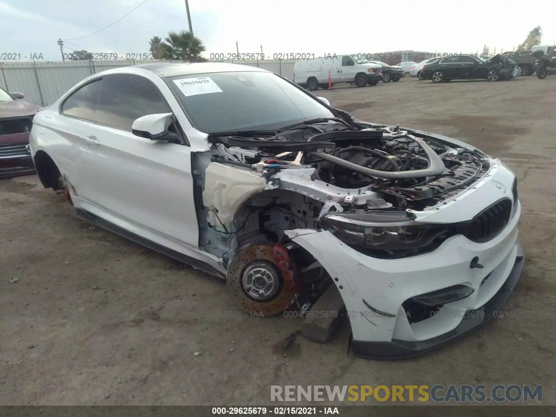 1 Photograph of a damaged car WBS4Y9C04LFH42764 BMW M4 2020